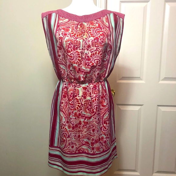 LOFT Dresses & Skirts - Loft paisley stripes dress